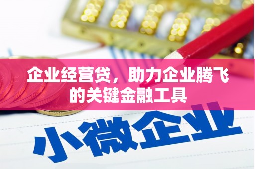 故城企业经营贷，助力企业腾飞的关键金融工具