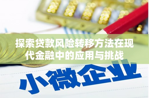 故城探索贷款风险转移方法在现代金融中的应用与挑战