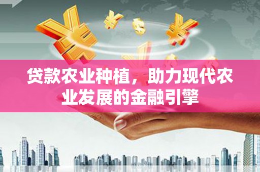 故城贷款农业种植，助力现代农业发展的金融引擎