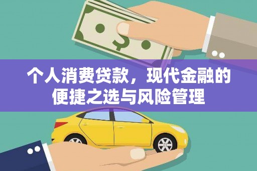 故城个人消费贷款，现代金融的便捷之选与风险管理
