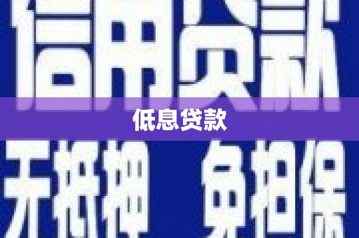 故城低息贷款