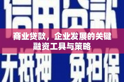 故城商业贷款，企业发展的关键融资工具与策略