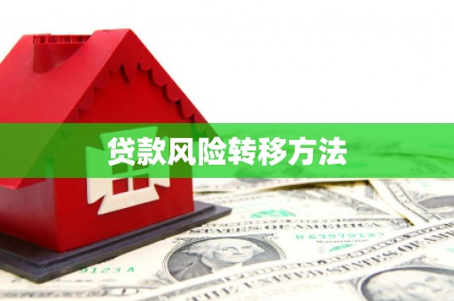 故城贷款风险转移方法 故城贷款风险转移方法