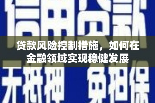 故城贷款风险控制措施，如何在金融领域实现稳健发展