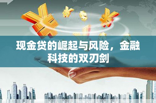 故城现金贷的崛起与风险，金融科技的双刃剑