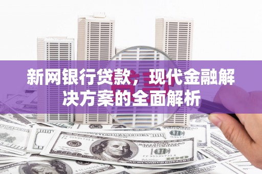 故城新网银行贷款，现代金融解决方案的全面解析