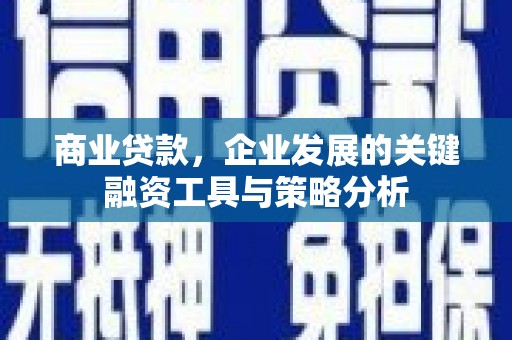 故城商业贷款，企业发展的关键融资工具与策略分析