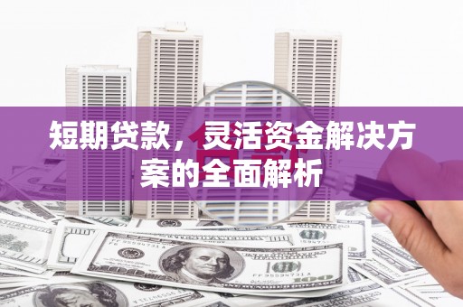 故城短期贷款，灵活资金解决方案的全面解析