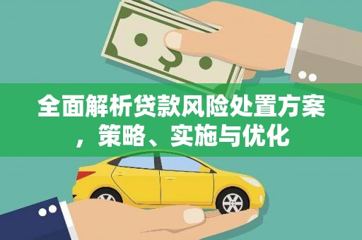 故城全面解析贷款风险处置方案，策略、实施与优化