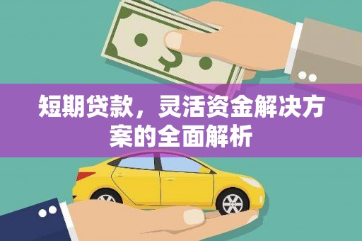 故城短期贷款，灵活资金解决方案的全面解析