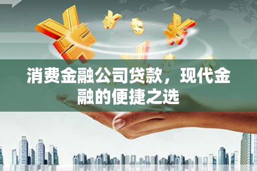 故城消费金融公司贷款，现代金融的便捷之选