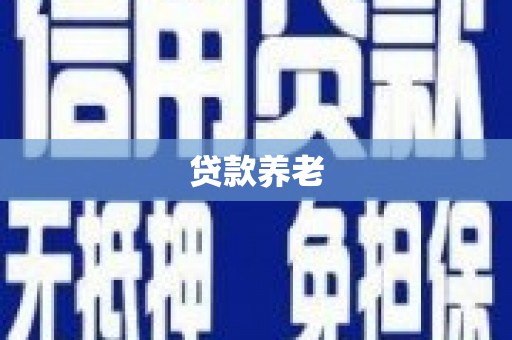 故城贷款养老