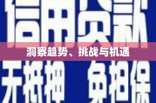 故城洞察趋势、挑战与机遇